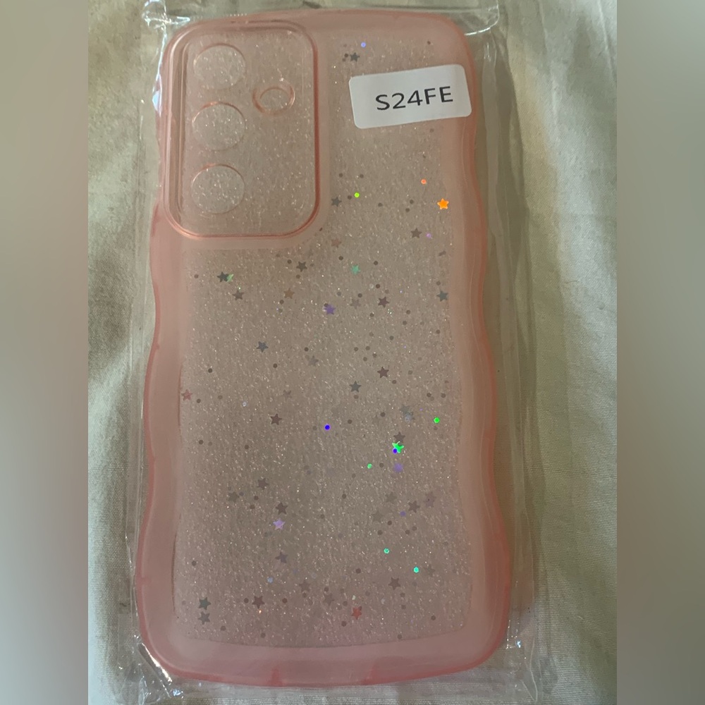 Pink cellphone case